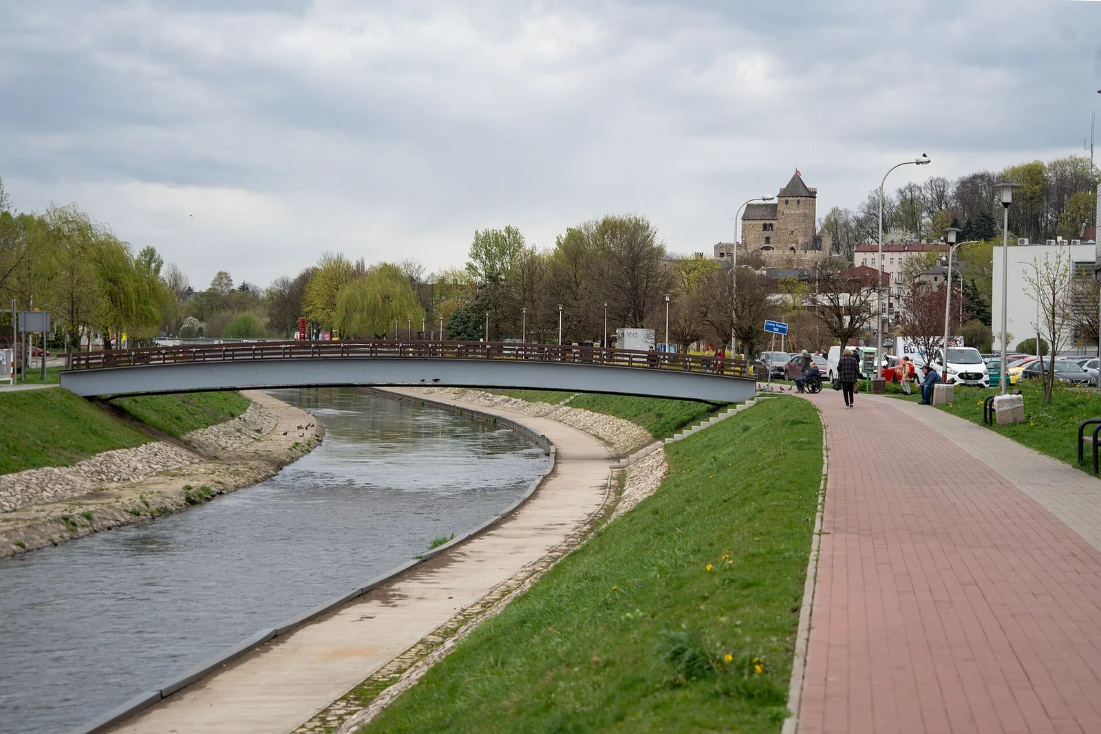 Czarna Przemsza w historii Będzina: rzeka pod zamkiem i w miejskim krajobrazie